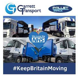 Garrett Transport Keep Britain Moving NHS